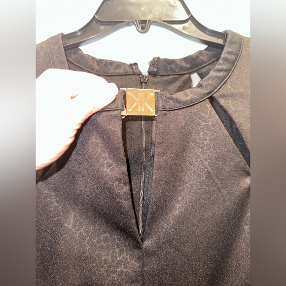 EUC Kardashian‎ Collection Size Medium Elegant Black Sleeveless Mini Dress - Picture 6 of 11